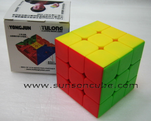 3x3x3 YJ YuLong / ฺBody color - standard color Full Bright ( Red )