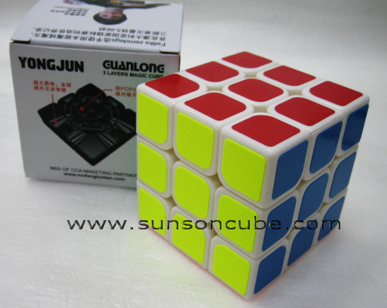 3x3x3 YJ GuanLong / White