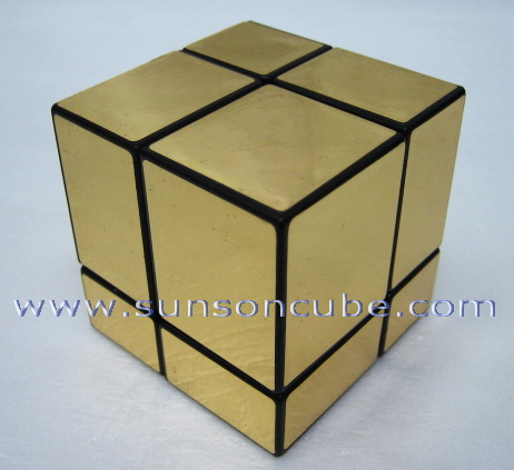 Mirrow Block 2x2x2 / Black-Gold