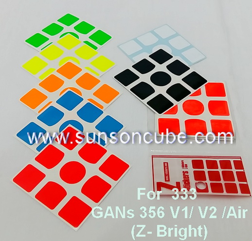 Sticker For 3x3x3 GANs 356  ( Z Bright )