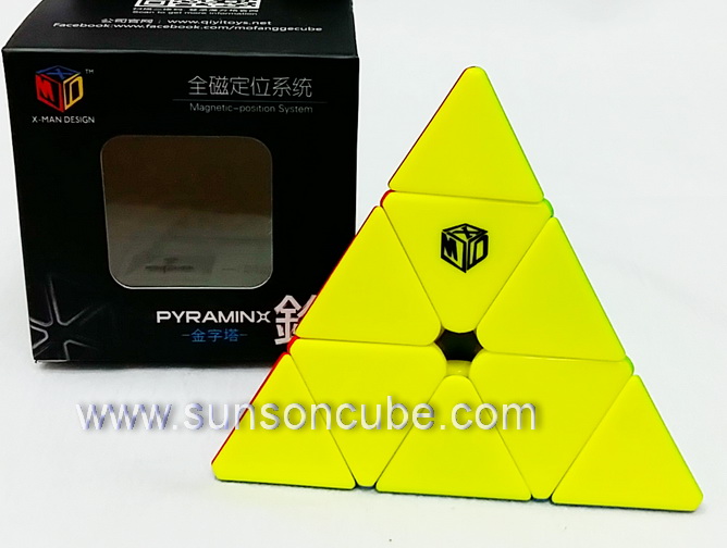 Pyraminx QiYi  - Bell Magnetic / Body color