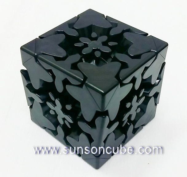 Mixed up Gear cube - Black