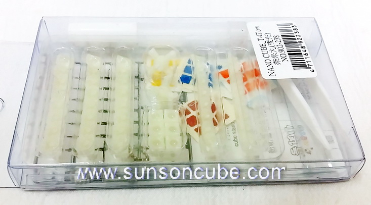 DIY 3x3x3  Maru Nano cube  /  Glow in dark
