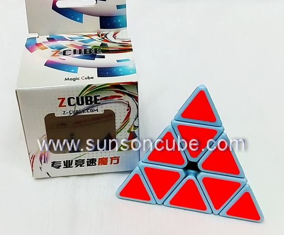 Pyraminx - Z Cube   / Light Blue