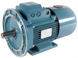 มอเตอร์เอบีบี Abb Motor 0.75 แรงม้า 2 โพล แบบหน้าแปลน รุ่น M2QA 71M2B IMB5