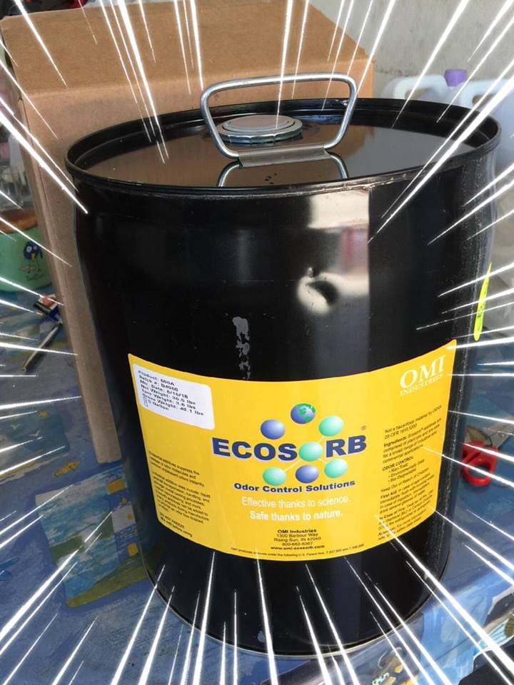 น้ำยาดับกลิ่นเหม็นยางมะตอย ECOSORB606  20 ลิตร แอสฟัลท์แพล้นท์ 2