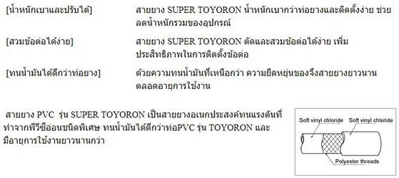 สายลม ท่อลม โตโยกซ์ Toyox รุ่น Super Toyoron ST-50 2