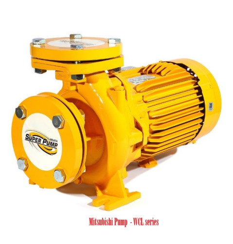 Mitsubishi Super Pump รุ่น WCL-2205FT 3.0HP 3เฟส ปั๊มน้ำหอยโข่งหน้าแปลนน้ำมาก ขนาดท่อ 3