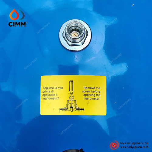 ถังแรงดันไดอะแฟรม CIMM AFE CE 500 ขนาด500ลิตร ท่อเข้า1-1/4