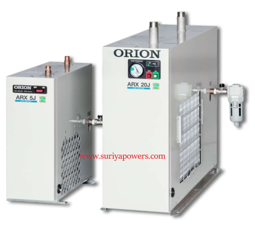 ORION รุ่น ARX-30HJ เครื่องทำลมแห้งชนิดน้ำยาทำความเย็น (Refrigerated Air Dryer)