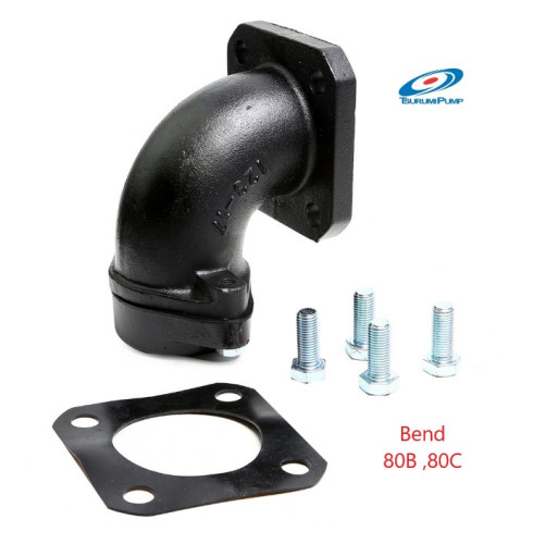 Tsurumi Pump - ข้องอBend80 พร้อมอุปกรณ์ ใช้สำหรับปั๊มน้ำซูรูมิ รุ่น 80B ,80C