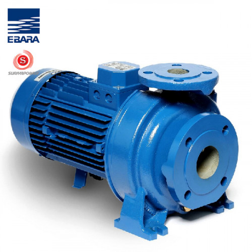 ปั๊มน้ำเอบาร่า EBARA รุ่น 3D50-125/4.0 5.5HP 3x380V ปั๊มน้ำหอยโข่งติดมอเตอร์ 2