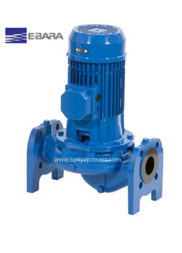 EBARA รุ่น 3E 80-160/11 ปั๊มหอยโข่ง IN-LINE 15แรงม้า 380โวลต์ 3เฟส (เอบาร่า) 