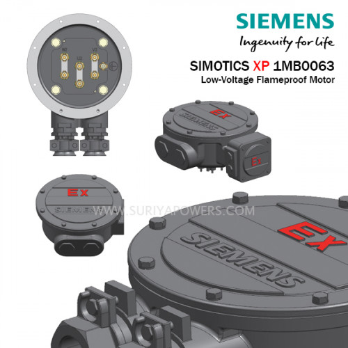 SIEMENS 7.5KW 1MB0063-1CB23-3AA4-Z มอเตอร์กันระเบิด IE3 4pole 3