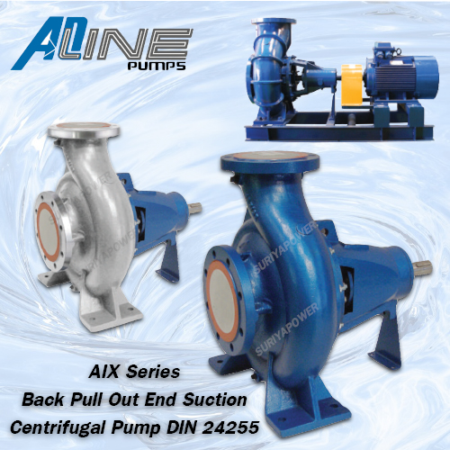 ADLine รุ่น AIX65/32H (ขนาดท่อ 80x65 mm) ปั๊มน้ำแอดไลน์ ปั๊มน้ำอุตสาหกรรม