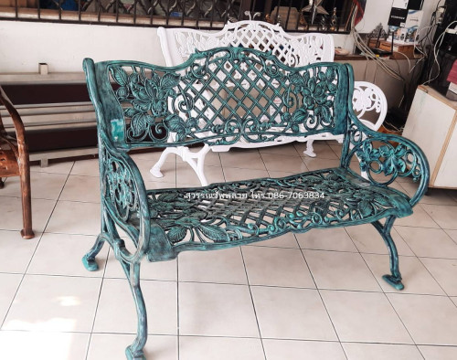 ม้านั่งอัลลอย ลายลีลาวดี 123 ซม.