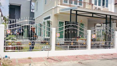 ประตูสเตนเลส-ขอบโค้ง No.001 1