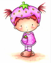 Beatrice Strawberry stamp แสตมป์Rubberคุณภาพใช้ดึงเปลี่ยนเล็งตำแหน่งที่จะปั๊มได้นำเข้าจาก USA