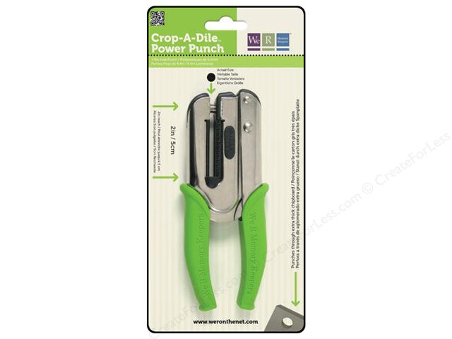 CropADile Power Punch 0.25นิ้ว เครื่องเจาะปรับลึกได้ ใช้ได้กับกระดาษ-อะคีริค-อะลูมิเนียม-หนัง