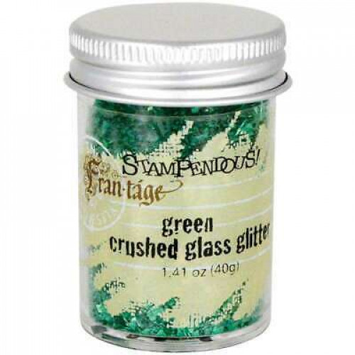 Fresh Green Crushed Glass Glitter ขนาด40กรัม ปราศจากสารพิษ(None-Toxic)ผลิตในUSA
