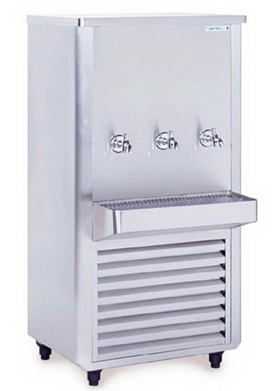 ตู้ทำน้ำเย็น3ก๊อกสแตนเลส รุ่น SWC-325SRT (SANDEN INTERCOOL)