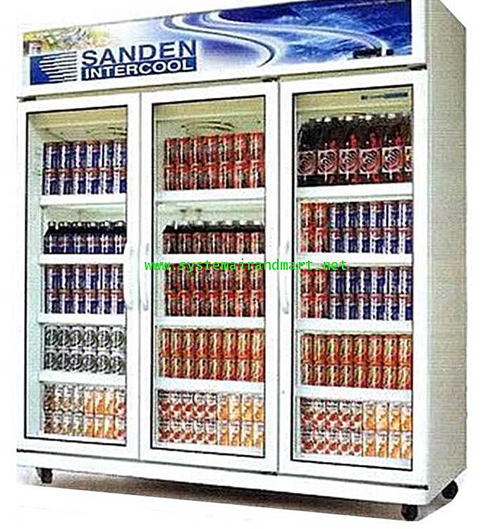 ตู้แช่เย็นกระจก 3 ประตู SANDEN รุ่น SEC-N1500SBD