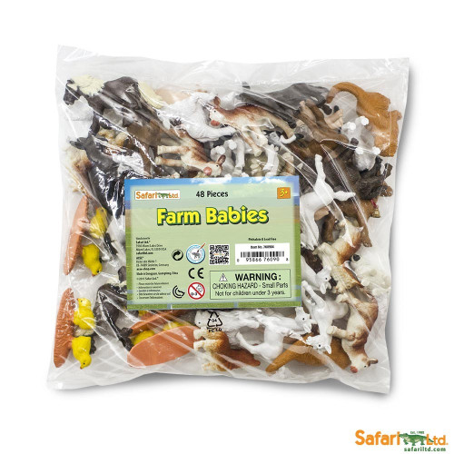 Safari Ltd. : SFR760904* โมเดลแพ็คถุง Farm Babies