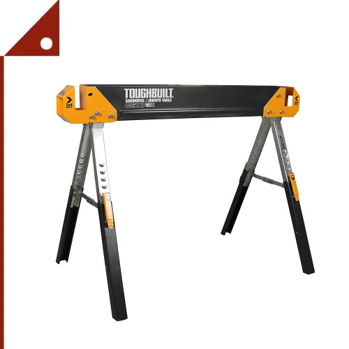 ToughBuilt : TGBTB-C600* โต๊ะเลื่อยไม้และงานช่าง Folding Sawhorse Jobsite Table, 1300lb