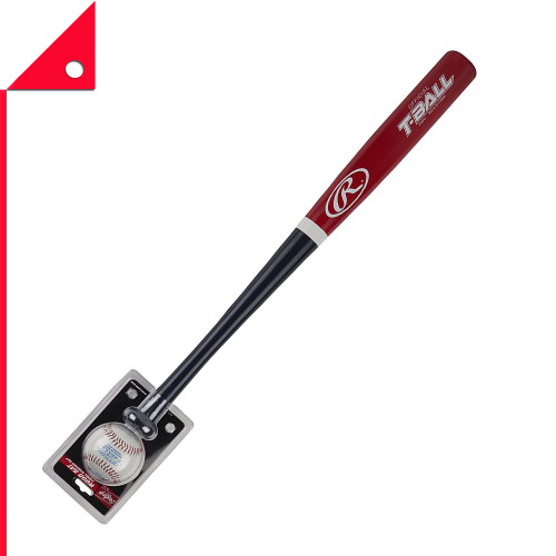 Rawlings : RWLWBTBC* ไม้ตีเบสบอล Ash Wood T-Ball Bat/Ball Combo
