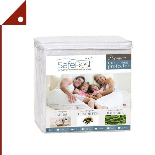 SafeRest : SRT332741998354* ผ้าสวมที่นอนกันน้ำ Twin  Mattress Pad Cover