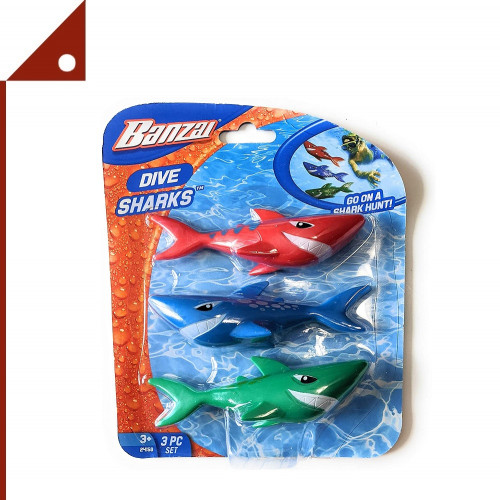 BANZAI : BZI24158* ของเล่นในสระน้ำ Dive Sharks Pool Toy