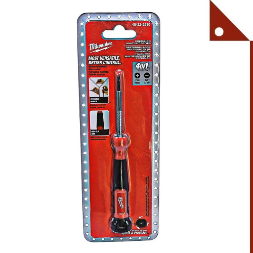 Milwaukee : MWK48-22-2930* ไขควงสลับหัว 4-in-1 Precision Multi-Bit Screwdriver