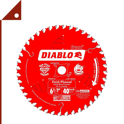 Daiblo : DBOD0641X* ใบเลื่อย 6-1/2 x 40 Inch Finishing Saw Blade Multi