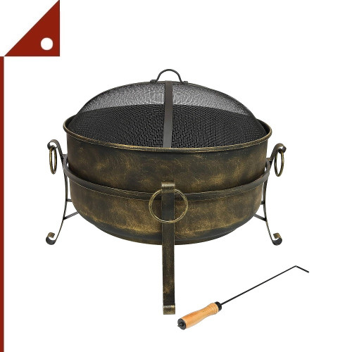 Sunnydaze : SYDNB-CF24* เตากลางแจ้ง Cauldron Style Outdoor Fire Pit Bowl, 24 Inch.