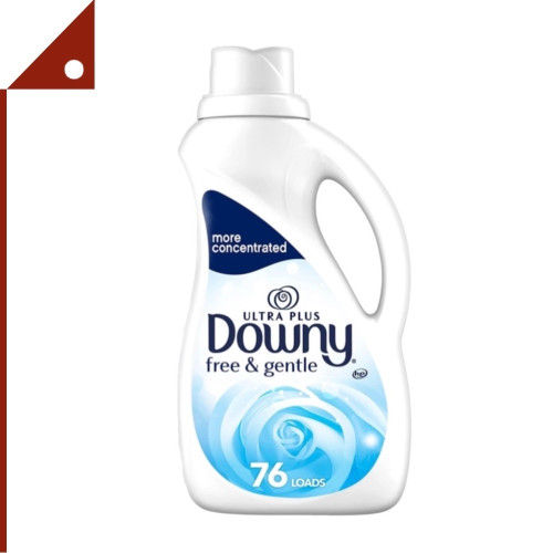 Downy : DWN35819* น้ำยาปรับผ้านุ่ม Ultra Plus Free & Gentle Fabric Softener, Concentrated, 51oz