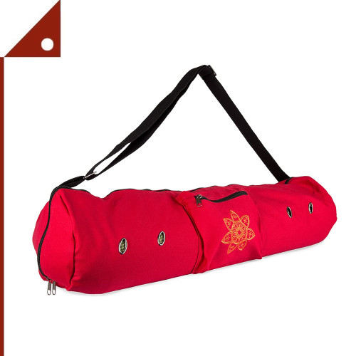 Peace Yoga : PYGMB-RED* กระเป๋าเก็บเสื่อโยคะ Air Vent Yoga Mat Bag, Red Mandala