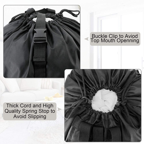 BeeGreen BGNAMZ001* ถุงใส่ผ้า Laundry Bag Backpack with Shoulder