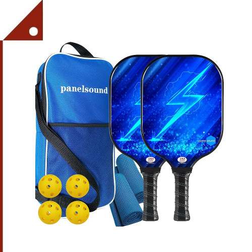 PanelSound : PNLAMZ001* ชุดไม้และลูกพิกเคิลบอล Pickleball Paddles Set of 2 with 4 Balls