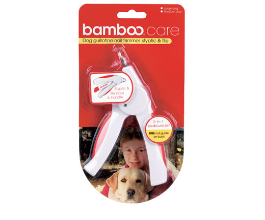 Bamboo 90021 Dog quillotine Nail Trimmer,File  Styptic Dispenser