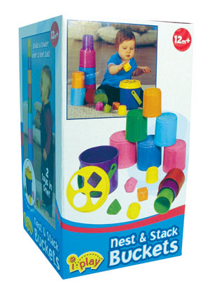 International Playthings : IPLG02082 ของเล่นเสริมพัฒนาการ Nest  Stack Buckets