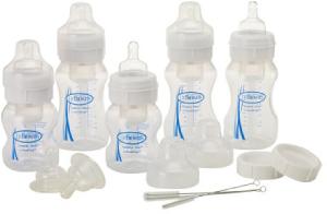 Dr.Brown\'s : DRB440 ชุดขวดนม Wide-Neck PP Newborn Feeding Set