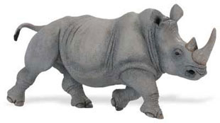 Safari Ltd. : SFR111989 โมเดลแรดขาว WW White Rhino