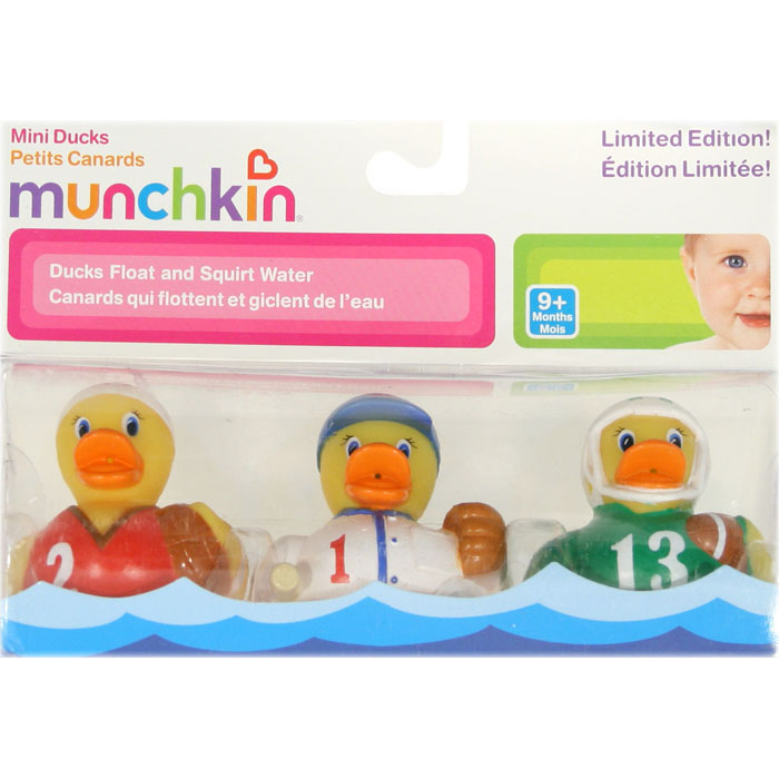MNK 10262 MUNCHKIN Hero/All-Star Mini Ducks - 3pk - Boy