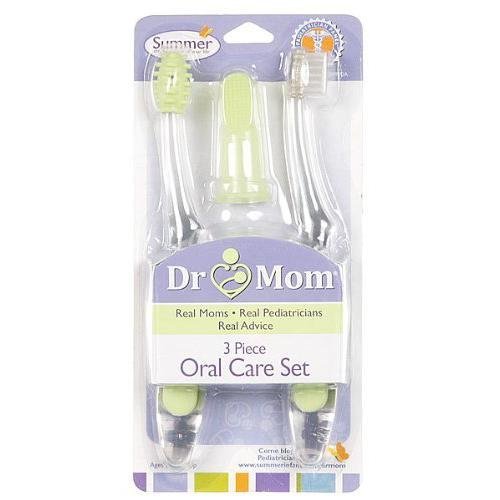 SMI 04940* : SUMMER INFANT 3 Piece Dr. Mom Oral Care Set