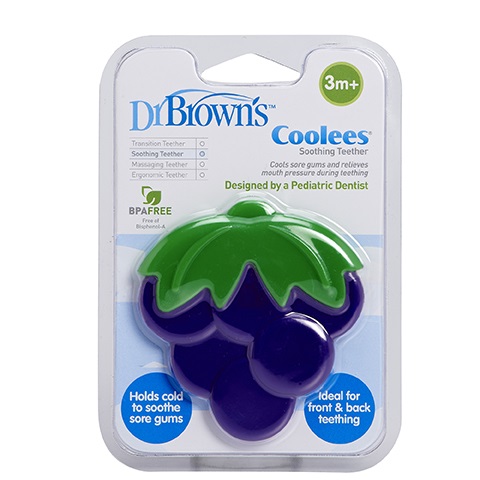 DRB TE223 : DR.BROWN\'S Soothing Teether \quot;Coolees\quot; - Grape
