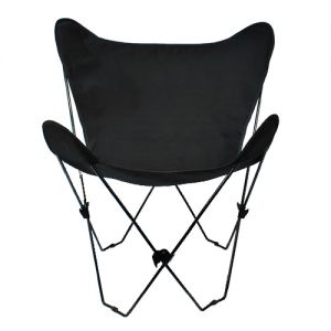 Algoma : AGM4053-57* เก้าอี้พับ Butterfly Chair Black Frame, Ebony