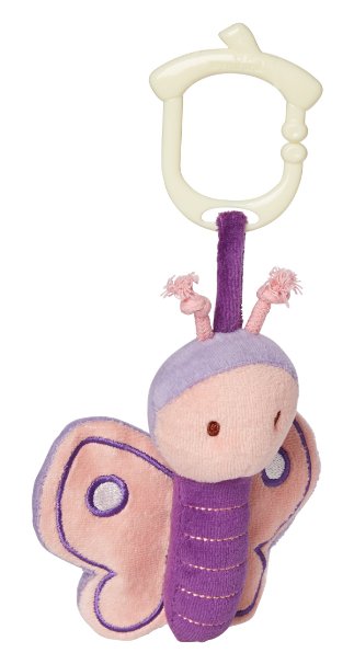 Green Point : GRP46302 ตุ๊กตาติดรถเข็น Clip\'n go Toy - butterfly