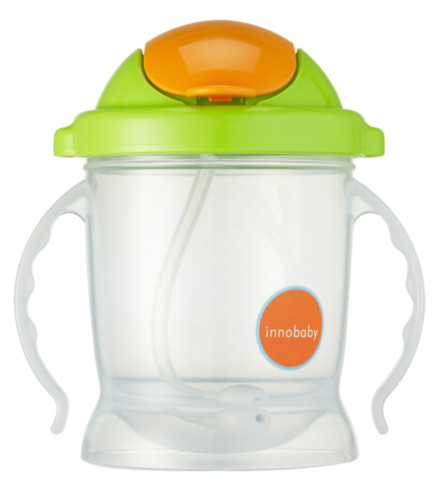 INO SIP-102:EZ Flow Straw Sippy/Sippin\' SMART/Green