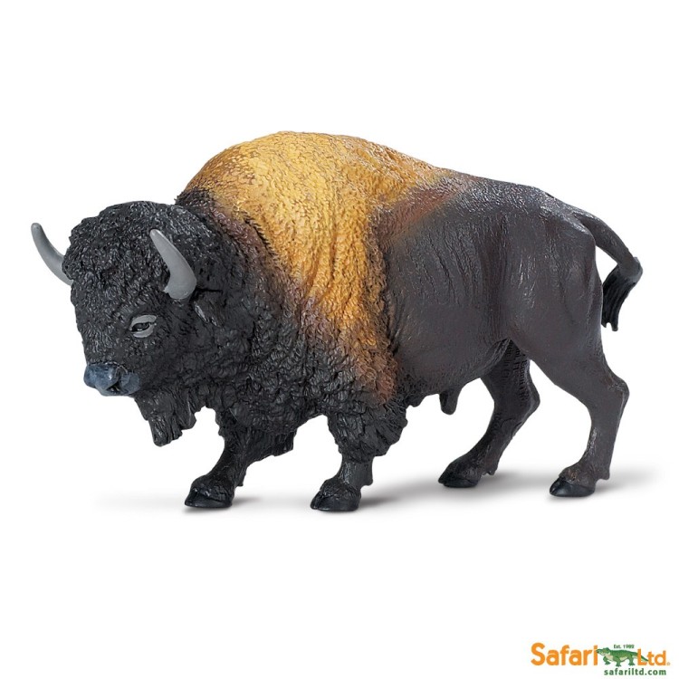 Safari Ltd - Figurine Bison Réaliste Pour Enfants - Animal Sauvage De Collection De Haute Qualité