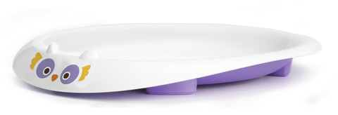 Green Point : GRP46652 จานอาหารเด็ก Eco Plate - Purple Owl